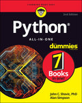 Python All-in-One For Dummies, 2/e