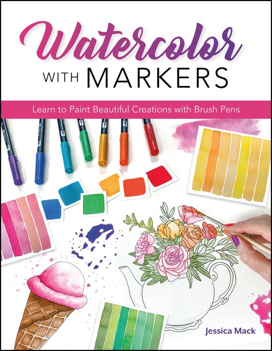 WATERCOLOR WITH MARKERS