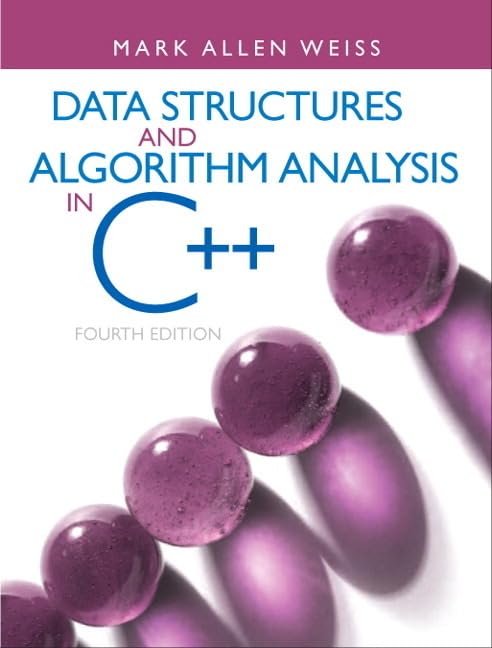 Data Structures & Algorithm Analysis in C++, 4/e