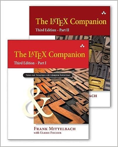 LaTeX Companion Parts I & II, 3/e