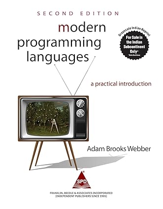 Modern Programming Languages, 2/e