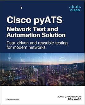 Cisco pyATS Network Test and Automation Solution