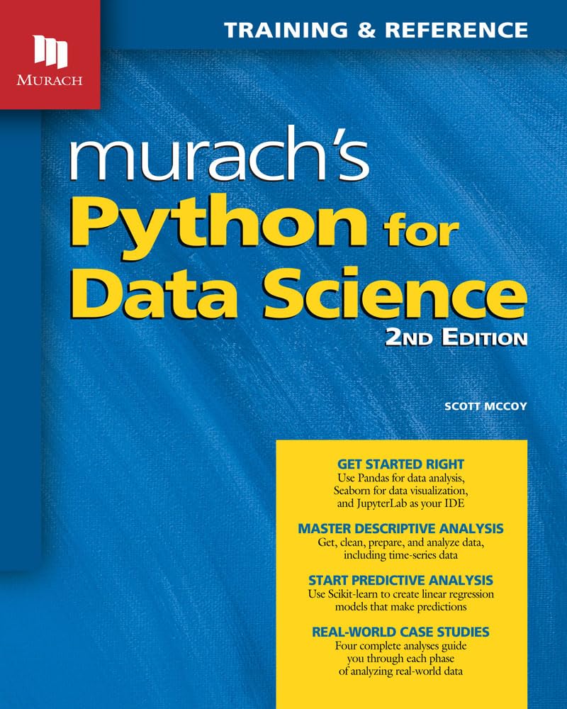 Murach’s Python for Data Science, 2/e