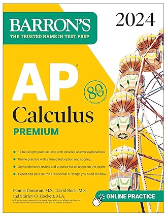 Barron`S AP Calculus Premium, 2024