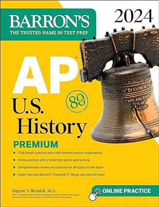Barron's AP U.S. History Premium, 2024
