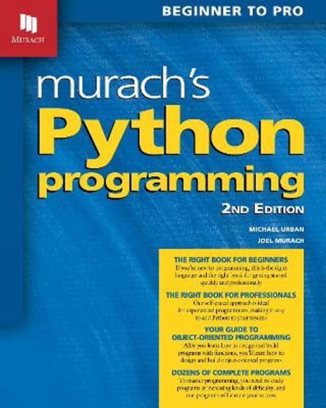 Murach’s Python Programming, 2/e