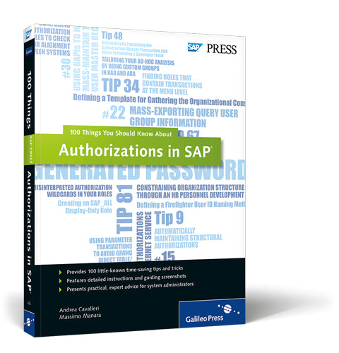 Authorizations in SAP 100 Things You Should Know About (E-book)