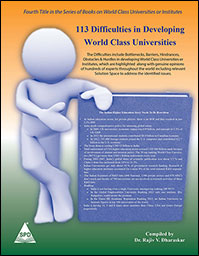 113 Difficulties in Developing World Class Universities