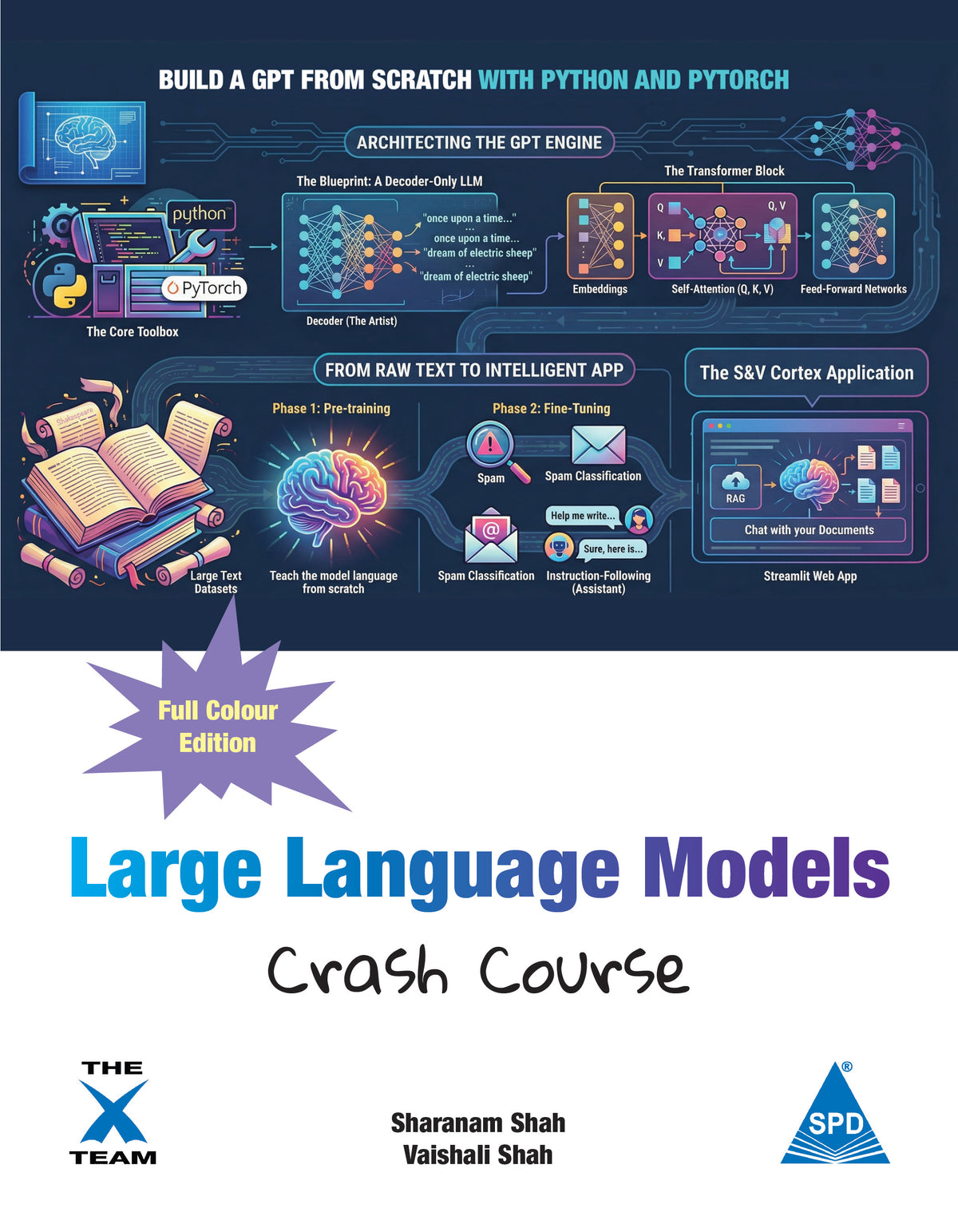 Large Language Models Crash Course, (Full Colour Edition)