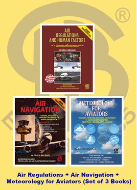 Air Regulations + Air Navigation + Meteorology for Aviators (Set of 3 Books)
